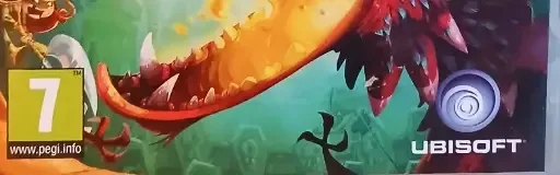 Rayman Legends, the PEGI square on its front