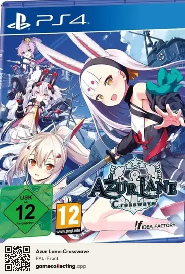 Azur Lane: Crosswave PlayStation 4, PAL box front