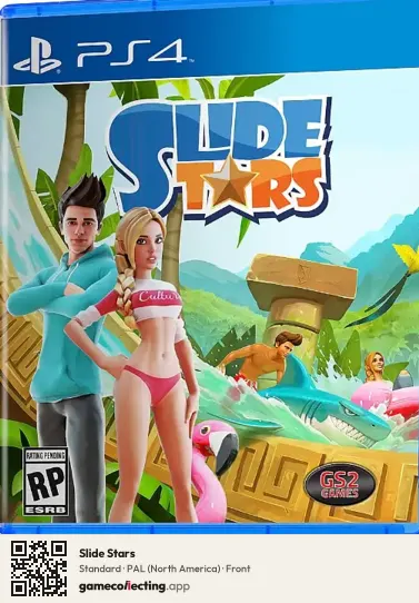 Slide Stars PlayStation 4, North America box front