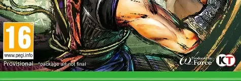 Samurai Warriors 5, the PEGI square on its front