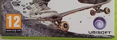 Shaun White Skateboarding, the PEGI square on its front