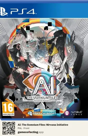 AI: The Somnium Files: Nirvana Initiative PlayStation 4, PAL box front
