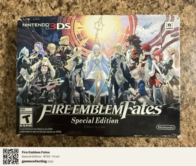 Fire Emblem Fates Nintendo 3DS, NTSC box front
