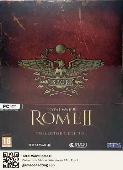 Total War: Rome II Computer, PAL box front