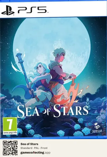 Sea of Stars PlayStation 5, PAL box front