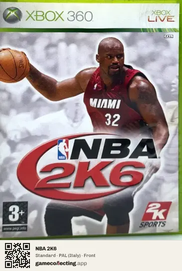 NBA 2K6 Xbox 360, Italy box front
