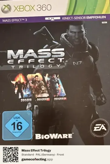Mass Effect Trilogy Xbox 360, Germany box front