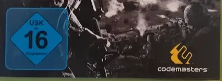 Operation Flashpoint: Dragon Rising, the USK square on its front