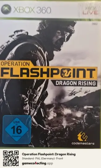 Operation Flashpoint: Dragon Rising Xbox 360, Germany box front