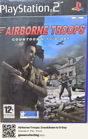 Airborne Troops: Countdown to D-Day PlayStation 2, PAL box front