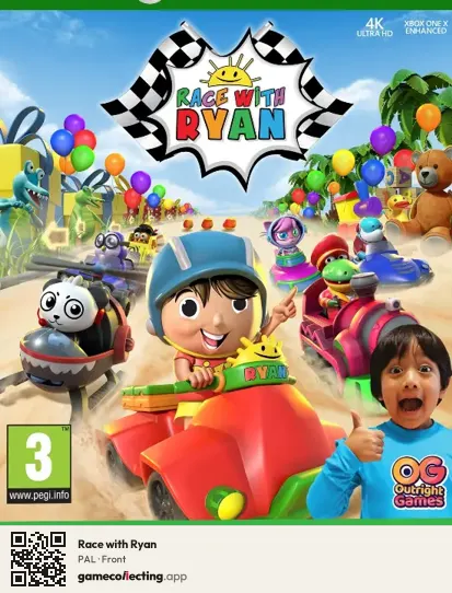 Race with Ryan Xbox One, PAL box front