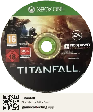Titanfall Xbox One, PAL disc