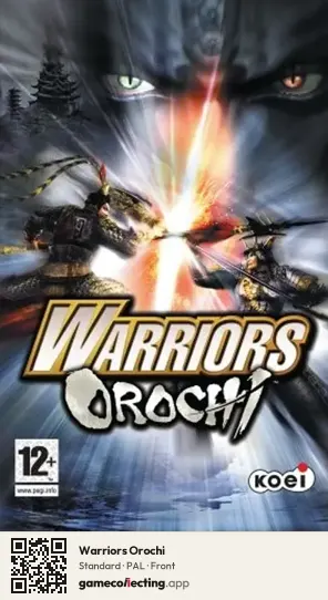 Warriors Orochi PlayStation Portable, PAL box front