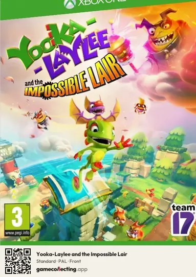 Yooka-Laylee and the Impossible Lair Xbox One, PAL box front