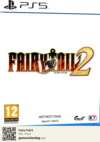 Fairy Tail 2 PlayStation 5, PAL box front
