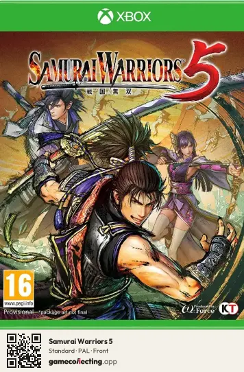 Samurai Warriors 5 Xbox One, PAL box front