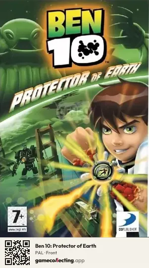 Ben 10: Protector of Earth PlayStation Portable, PAL box front
