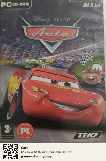 Cars Computer, Poland box front