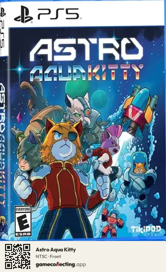 Astro Aqua Kitty PlayStation 5, NTSC box front