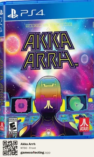 Akka Arrh PlayStation 4, NTSC box front