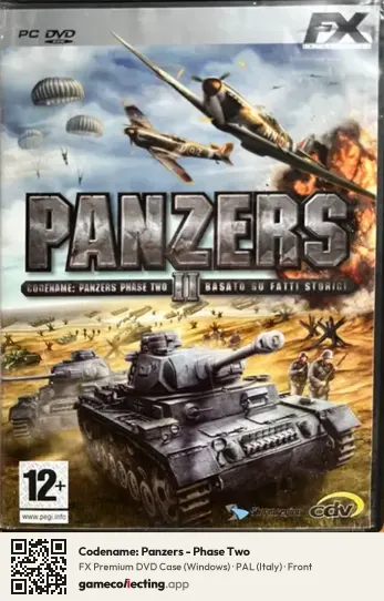 Codename: Panzers - Phase Two Computer, Italy box front