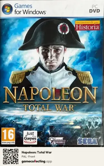 Napoleon: Total War Computer, PAL box front