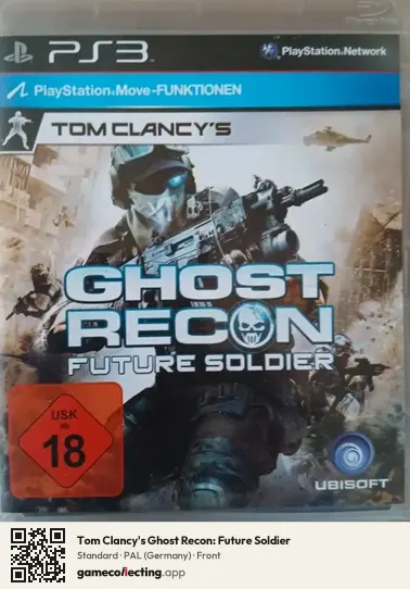 Tom Clancy's Ghost Recon: Future Soldier PlayStation 3, Germany box front