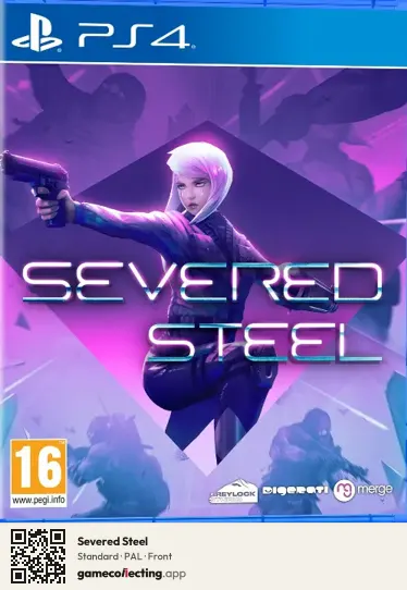 Severed Steel PlayStation 4, PAL box front