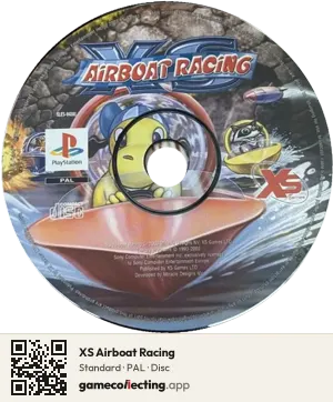 XS Airboat Racing PlayStation, PAL disc
