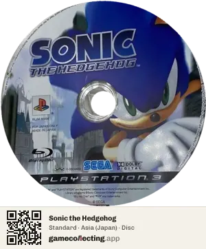 Sonic the Hedgehog PlayStation 3, Asia disc