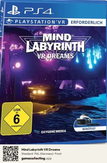 Mind Labyrinth VR Dreams PlayStation 4, Germany box front