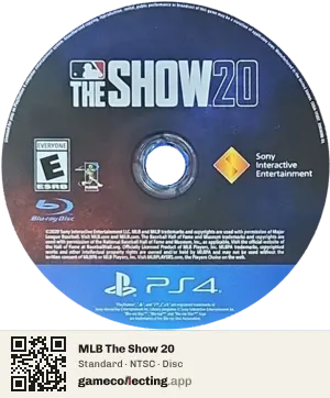 MLB The Show 20 PlayStation 4, NTSC disc