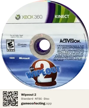 Wipeout 2 Xbox 360, NTSC disc
