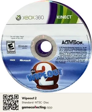 Wipeout 2 Xbox 360, NTSC disc