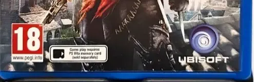 Assassin's Creed III: Liberation, the PEGI square on its front