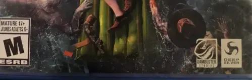 Dead Island 2, the ESRB box on its front