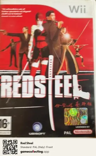 Red Steel Nintendo Wii, Italy box front