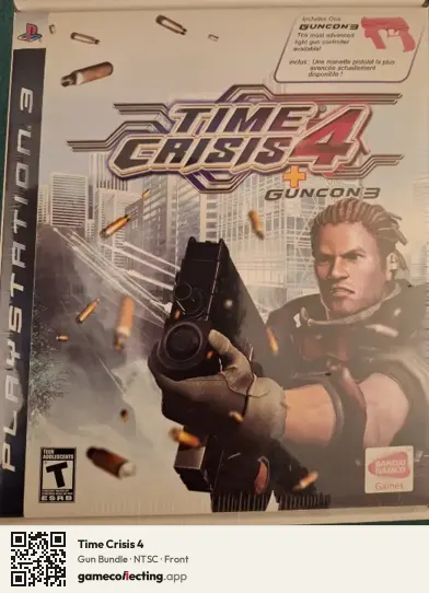 Time Crisis 4 PlayStation 3, NTSC box front