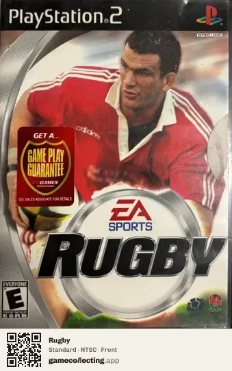 Rugby PlayStation 2, NTSC box front