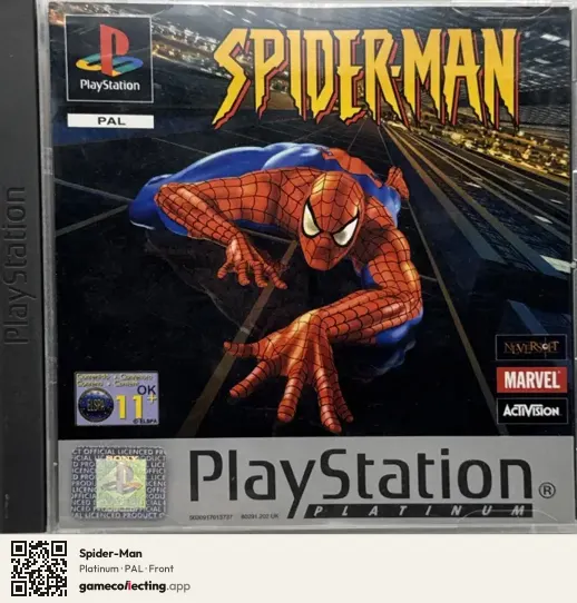 Spider-Man PlayStation, PAL box front