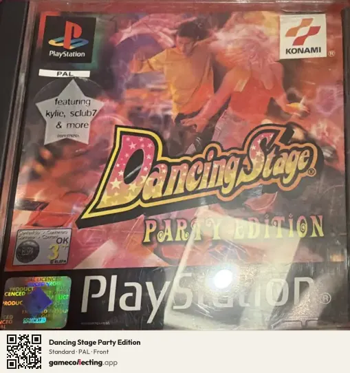 Dancing Stage Party Edition PlayStation, PAL box front