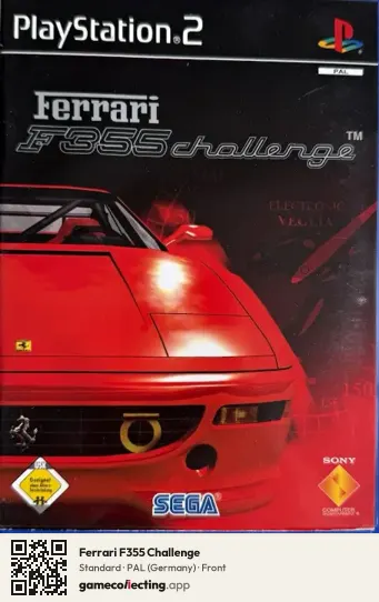 Ferrari F355 Challenge PlayStation 2, Germany box front