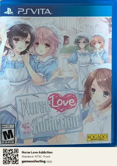 Nurse Love Addiction PlayStation Vita, NTSC box front