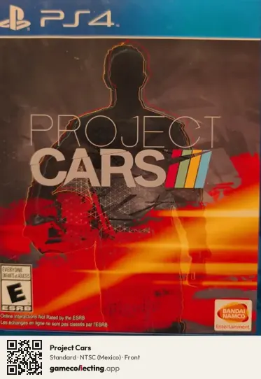Project Cars PlayStation 4, Mexico box front