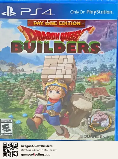 Dragon Quest Builders PlayStation 4, NTSC box front