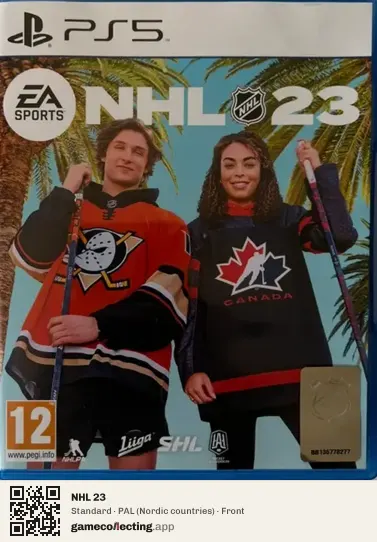 NHL 23 PlayStation 5, Nordic countries box front