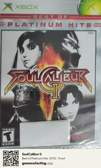 SoulCalibur II Xbox, NTSC box front