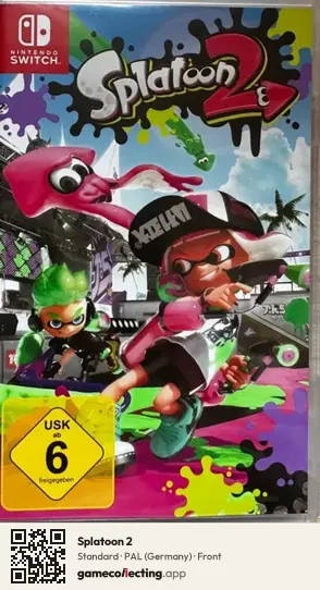 Splatoon 2 Nintendo Switch, Germany box front