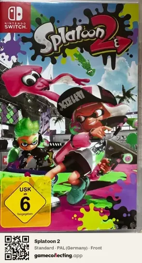 Splatoon 2 Nintendo Switch, Germany box front
