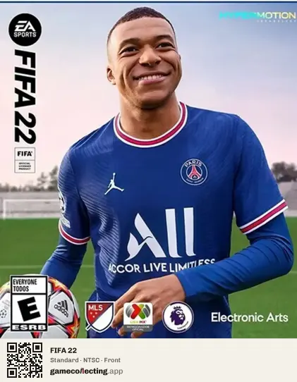 FIFA 22 PlayStation 5, NTSC box front